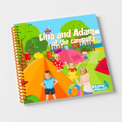 Camping Holiday – Personalised Book with Your Photos | Plume Malice