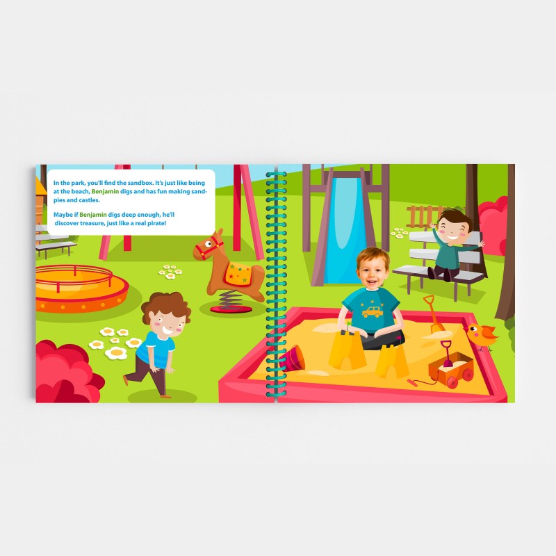 At the Park – Personalised Book with Your Child's Photo | Plume Malice