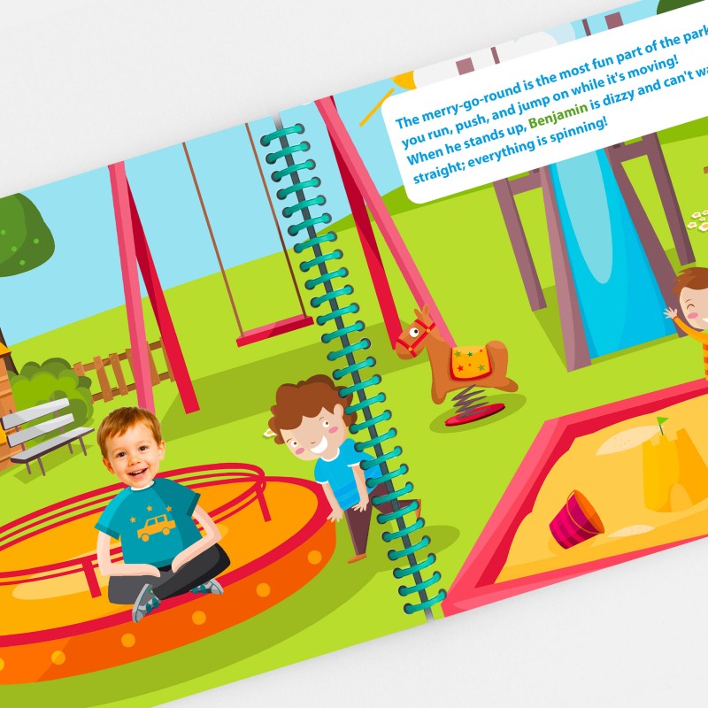 At the Park – Personalised Book with Your Child's Photo | Plume Malice