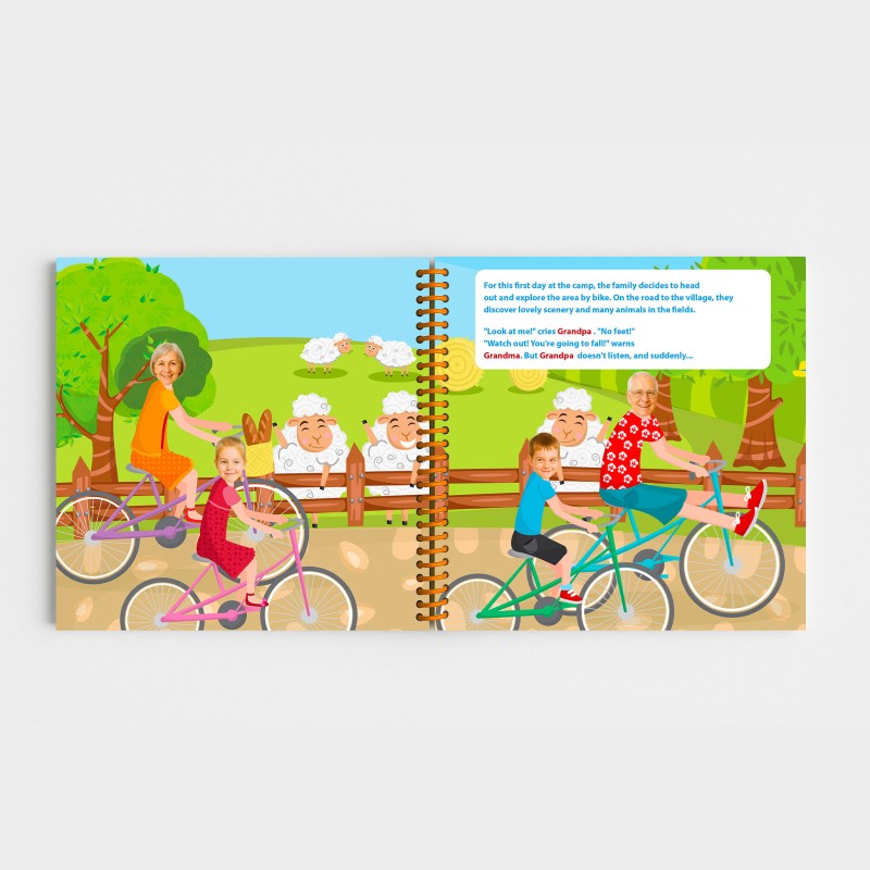 Camping Holiday – Personalised Book with Your Photos | Plume Malice