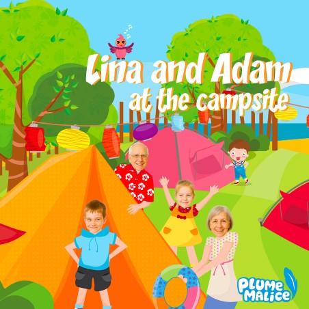 Personalized Family Camping Book | With Photos and First Names