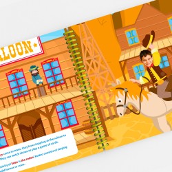 At the Wild West – Personalised Cowboy Book with Your Child's Photo | Plume Malice