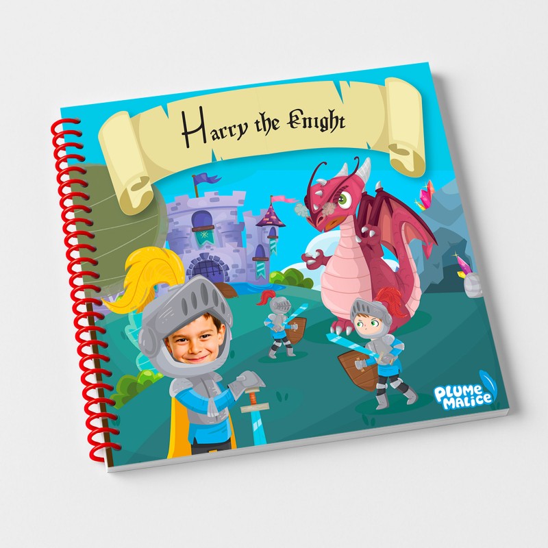 Personalised Knight Book with Photo and First Name | Plume Malice