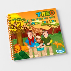 Personalized Family Savanna Book | With Photos and First Names