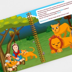 Personalized Family Savanna Book | With Photos and First Names