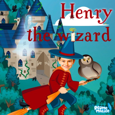 Personalized Little Wizard Kids Book | With Photo and First Name