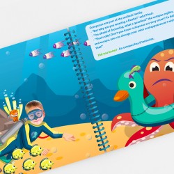 Personalised Under the Sea Book – Diver or Mermaid | Plume Malice