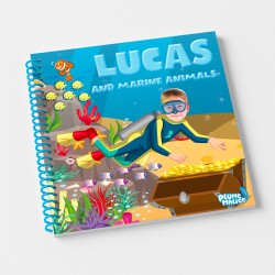 Personalised Under the Sea Book – Diver or Mermaid | Plume Malice