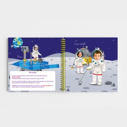 Personalised Space Book for 2 Children with Photos | Plume Malice