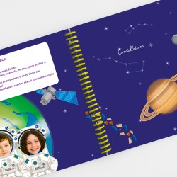 Personalised Space Book for 2 Children with Photos | Plume Malice