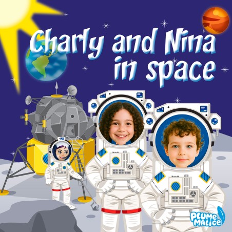 Personalized Outer Space Book 2 Characters Edition