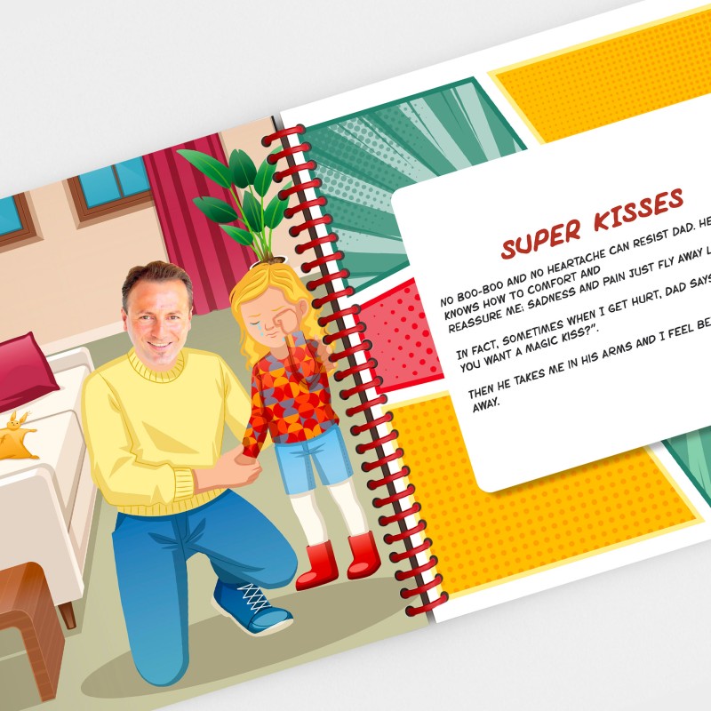 Personalised Super Dad Book with Photo | Plume Malice