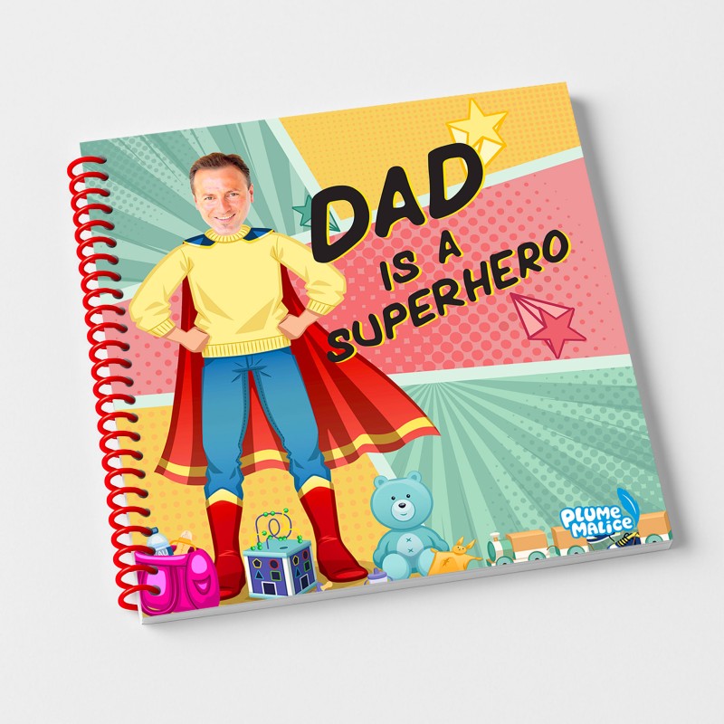 Personalised Super Dad Book with Photo | Plume Malice