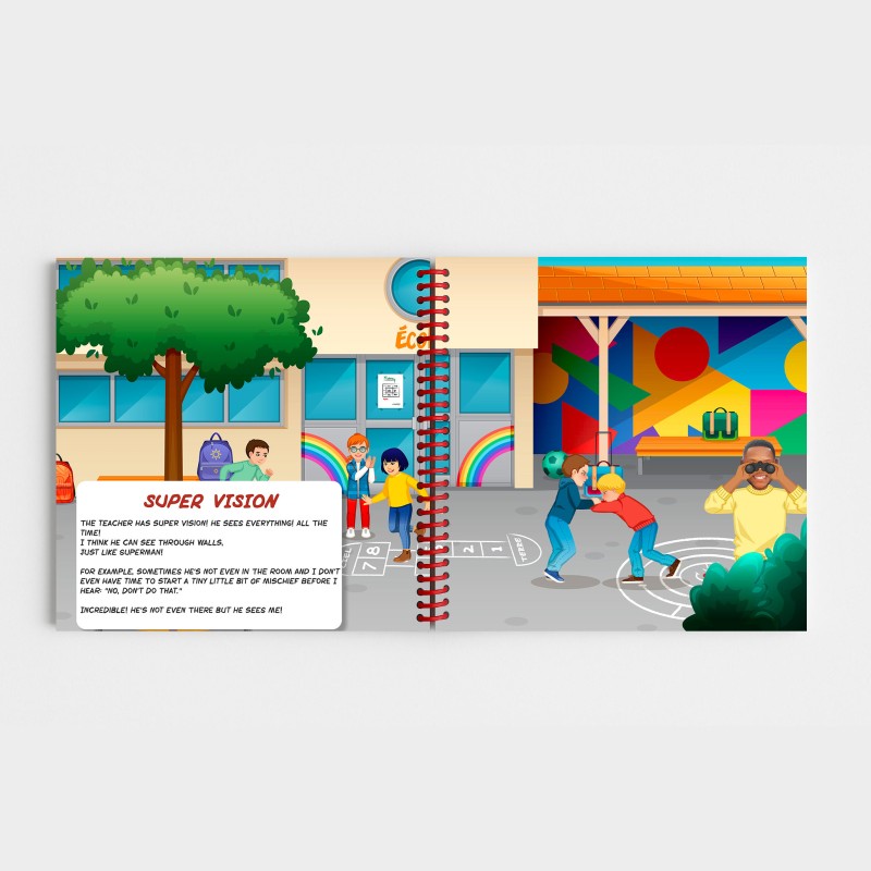 Personalised Superhero Book for His Teacher | Plume Malice