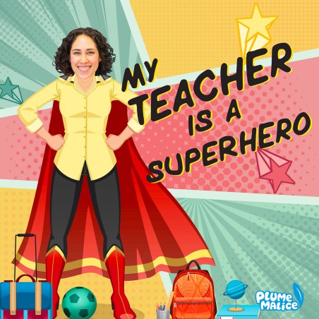 Teacher Gift | Personalized Adult Book Super Teacher