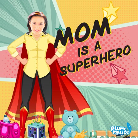 Personalized Adult Book Super Mom | Mom is a Superheroine