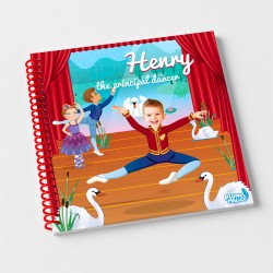 Personalized Star Dancer Book | Dance Boy | With Photo and First Name