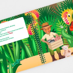 Personalized Stuffed Animal Jungle Book | With Photo and First Name