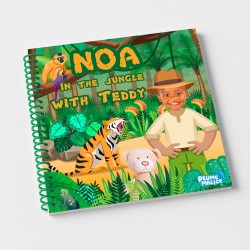 Personalized Stuffed Animal Jungle Book | With Photo and First Name