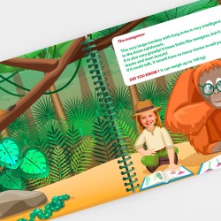Personalized Jungle Kids Book | With Photo and First Name