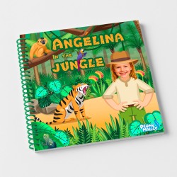 Personalized Jungle Kids Book | With Photo and First Name