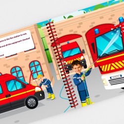 Personalized Firefighter Kids Book | With Photo and First Name