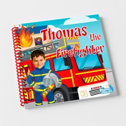 Personalized Firefighter Kids Book | With Photo and First Name