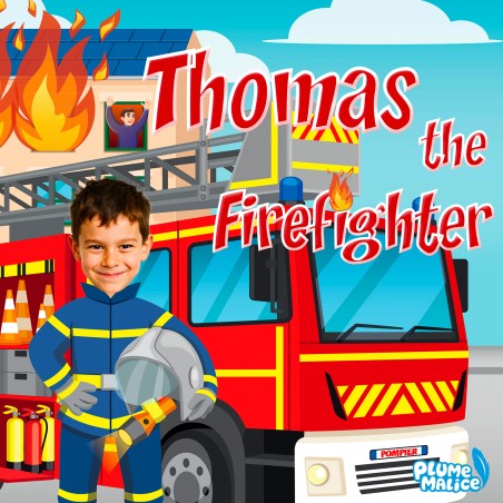 Personalized Firefighter Kids Book | With Photo and First Name