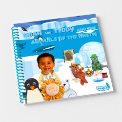 Personalized Stuffed Animal Arctic Book | With Photo and First Name