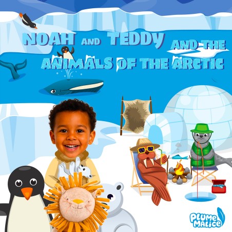 Personalized Stuffed Animal Arctic Book | With Photo and First Name