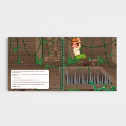 Livre enfant personnalisé Le temple perdu | Avec Photo et Prénom