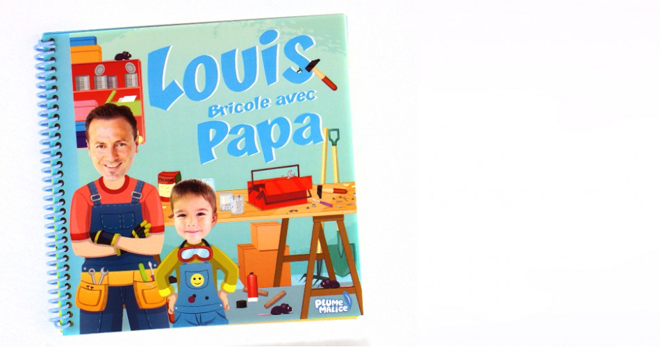 Livre pour papa : un livre personnalisé avec le mot PAPA