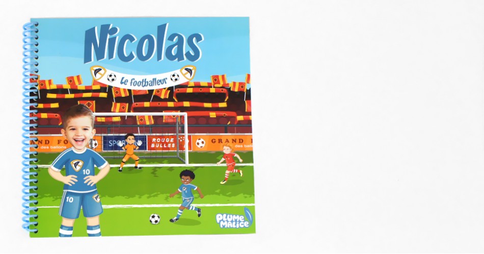 Livre personnalisé football pour enfant - Plume Malice