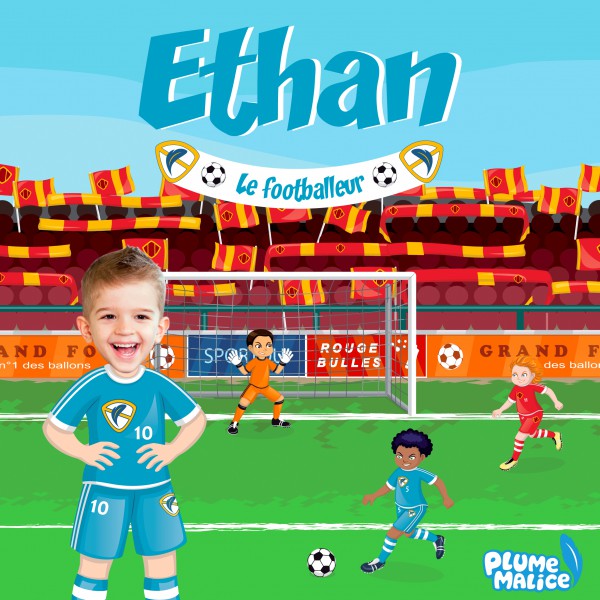 Livre personnalisé football pour enfant - Plume Malice