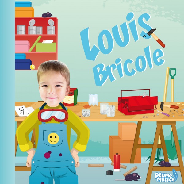 Livre personnalisé bricolage garçon - Plume Malice