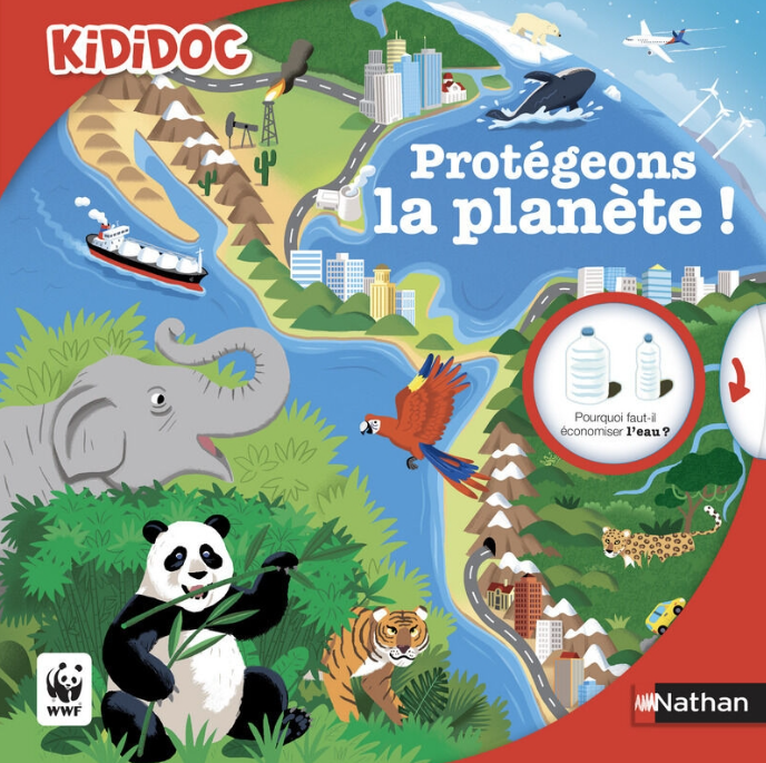 Livre animé Protégeons la planète de Jean-Michel Billioud