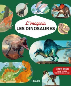 Couverture du livre L'imagerie des dinosaures, éditions Fleurus