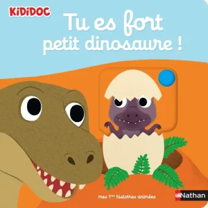 Couverture du livre Tu es fort petit dinosaure, éditions Nathan