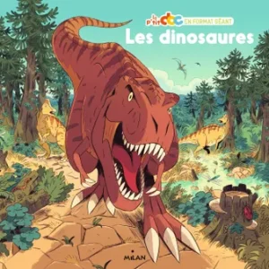 Couverture du livre Les dinosaures, collection Mes p'tits docs, éditions Milan