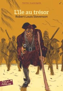 Couverture de L'Île au trésor de Robert Louis Stevenson, Folio Junior