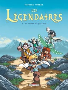 Couverture de la BD Les Légendaires tome 1, La pierre de Jovénia, de Patrick Sobral, Delcourt
