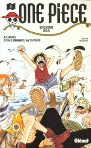 Couverture du manga One Piece tome 1, À l'aube d'une grande aventure, Glénat