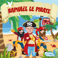 Livre enfant personnalisé chez les pirates